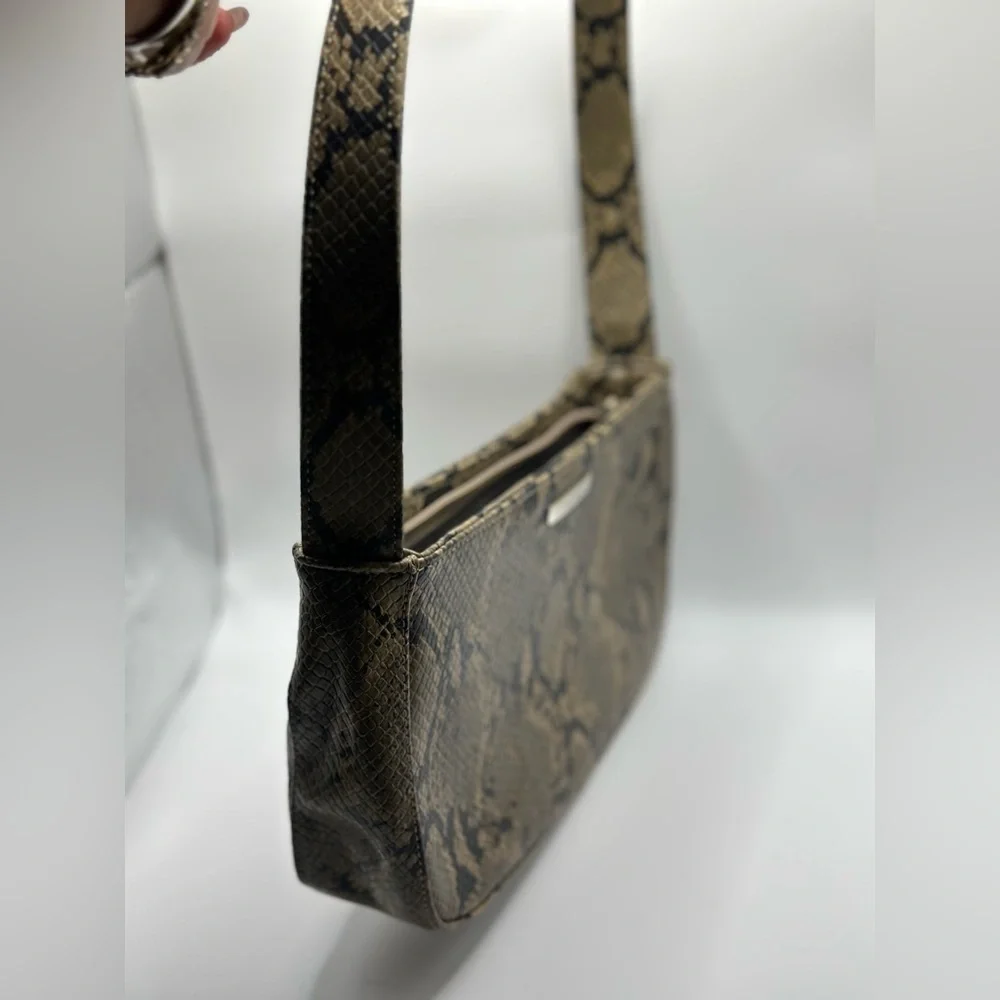 Vintage Y2K snakeskin underarm handbag purse Nine West